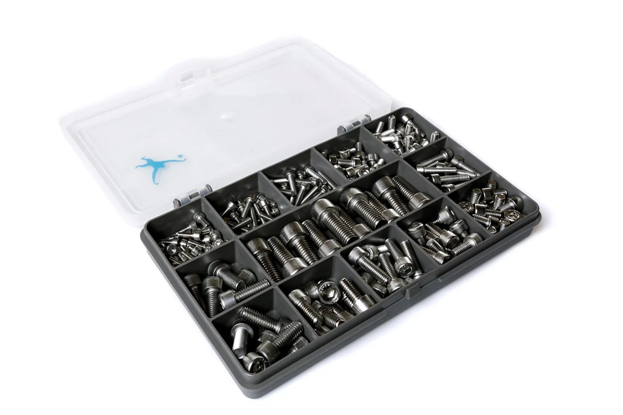 Socket Cap Screw Kit. M3, M4, M5, M6 & M8. A2 Stainless Steel. 200-Piece. DIN912 - Image 4