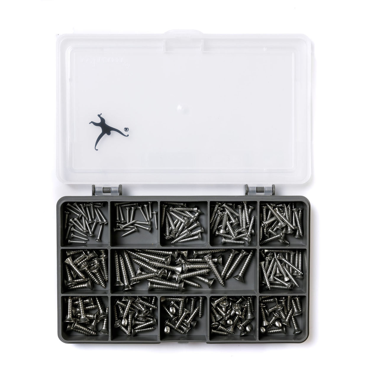 2 4 6 8 POZI COUNTERSUNK SELF TAPPING SCREWS KIT 245 ASSORTED A2 STAINLESS No 