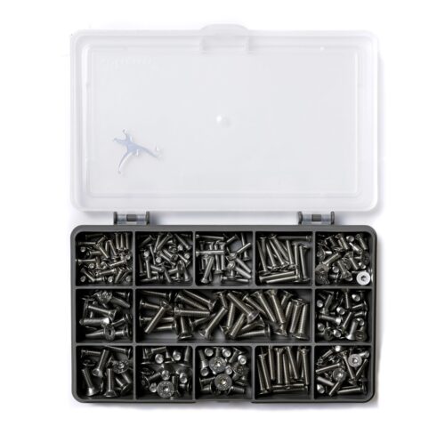 Countersunk Allen-Socket Screw Kit - DIN7991 - M3,M4 and M5 - A2 Stainless Steel - 270-Piece