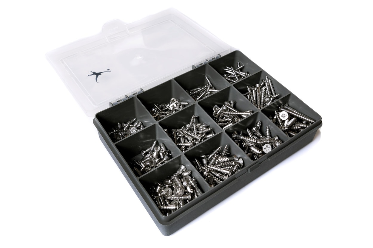 thumbnail image 2 of Nuts About Bolts Metric Stainless Steel Pozi Countersunk Chipboard Screws (3mm 3.5mm 4mm) 2 of 6
