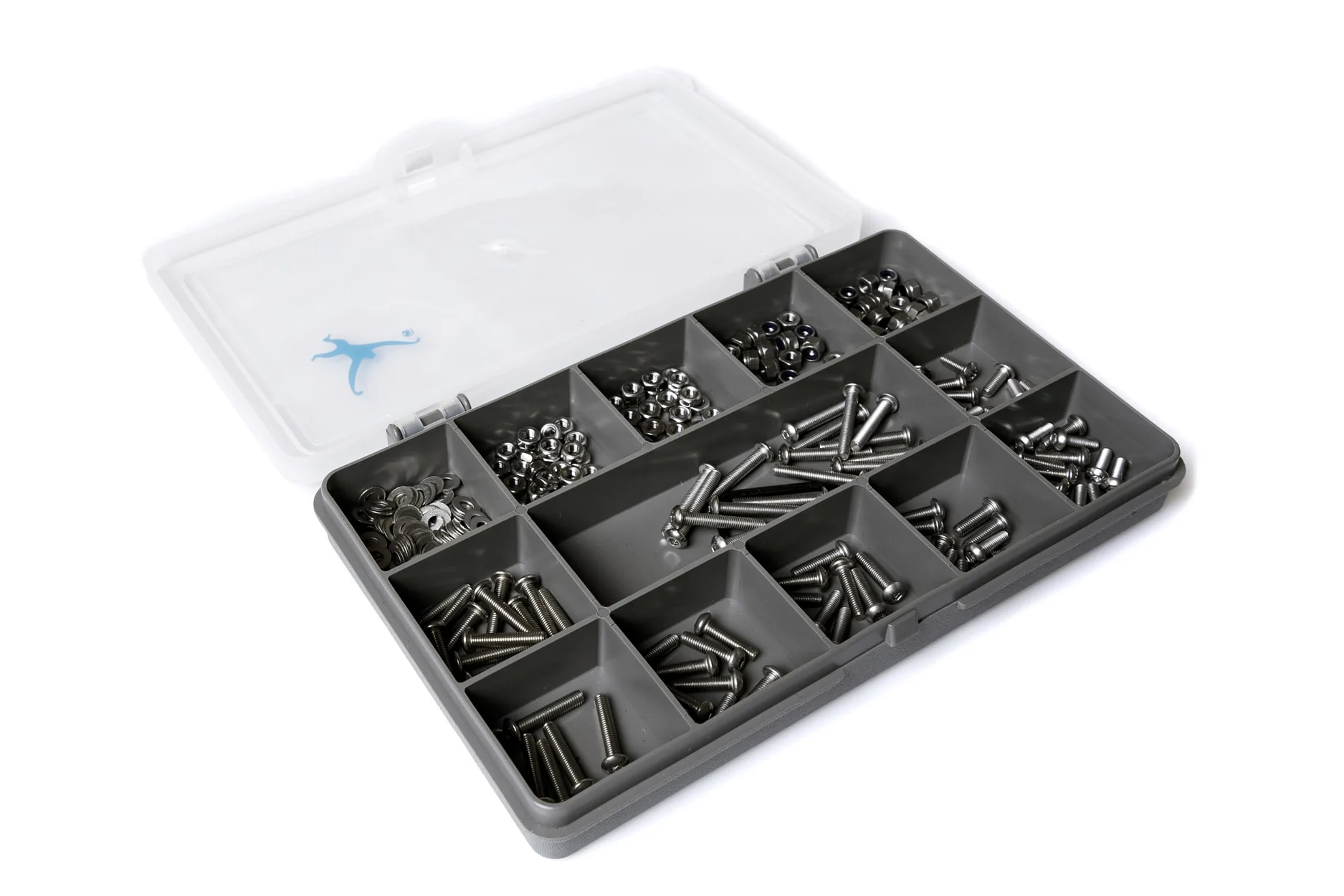 M3 Socket Button Screw, Nut, Washer & Key Kit. A2 Stainless Steel. 300-Pieces. ISO 7380 - Image 4