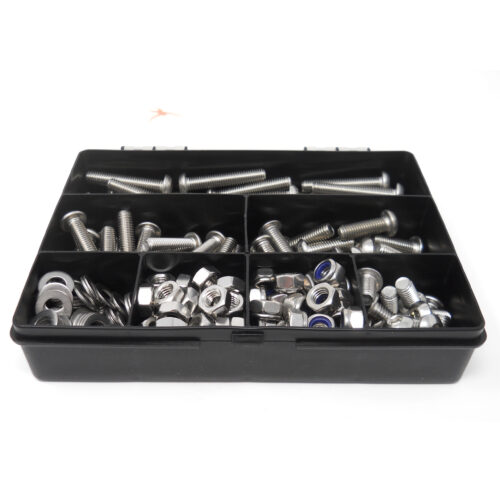 M6 Allen-Socket Button-Head Screw, Nut & Washer Kit | A2 Stainless Steel