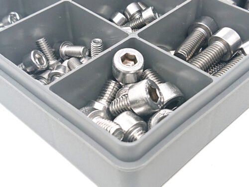 195 Assorted Allen Socket Cap Screws | M5, M6 and M8 | A2-70 Stainless Steel