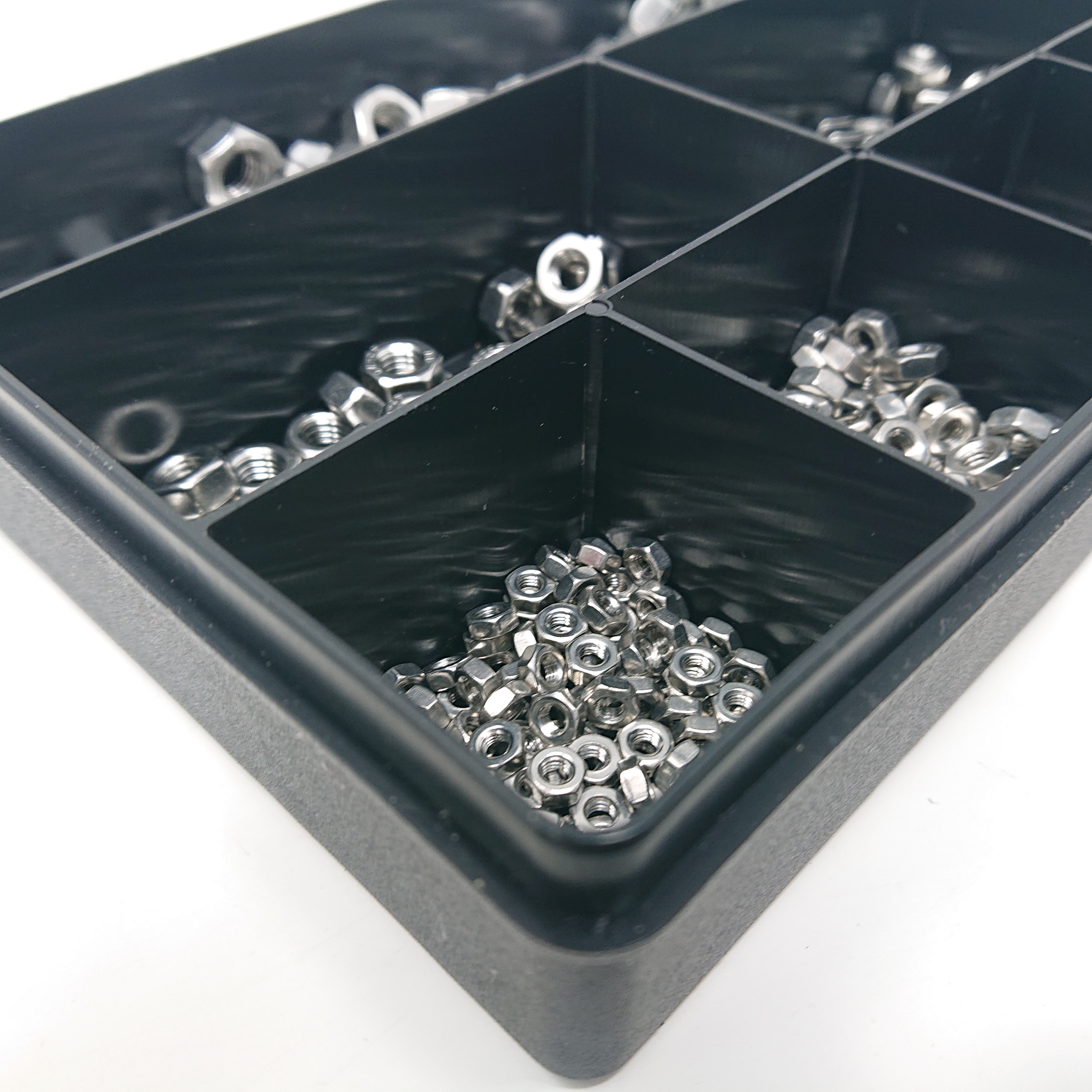 500 Piece Hex Nut Kit | DIN 934 | M3,M4,M5,M6 & M8 | A2 Stainless Steel - Image 2