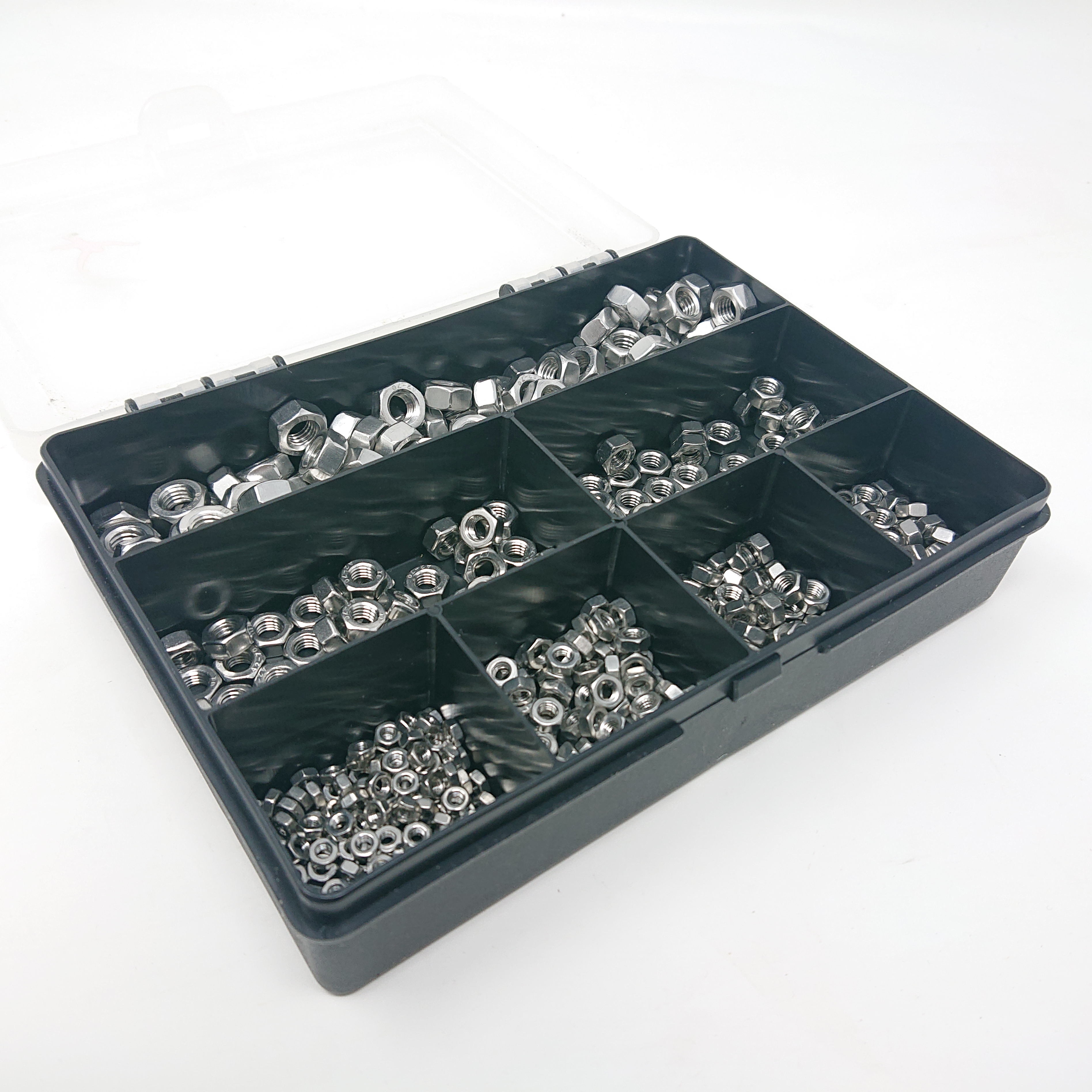 500 Piece Hex Nut Kit | DIN 934 | M3,M4,M5,M6 & M8 | A2 Stainless Steel - Image 3