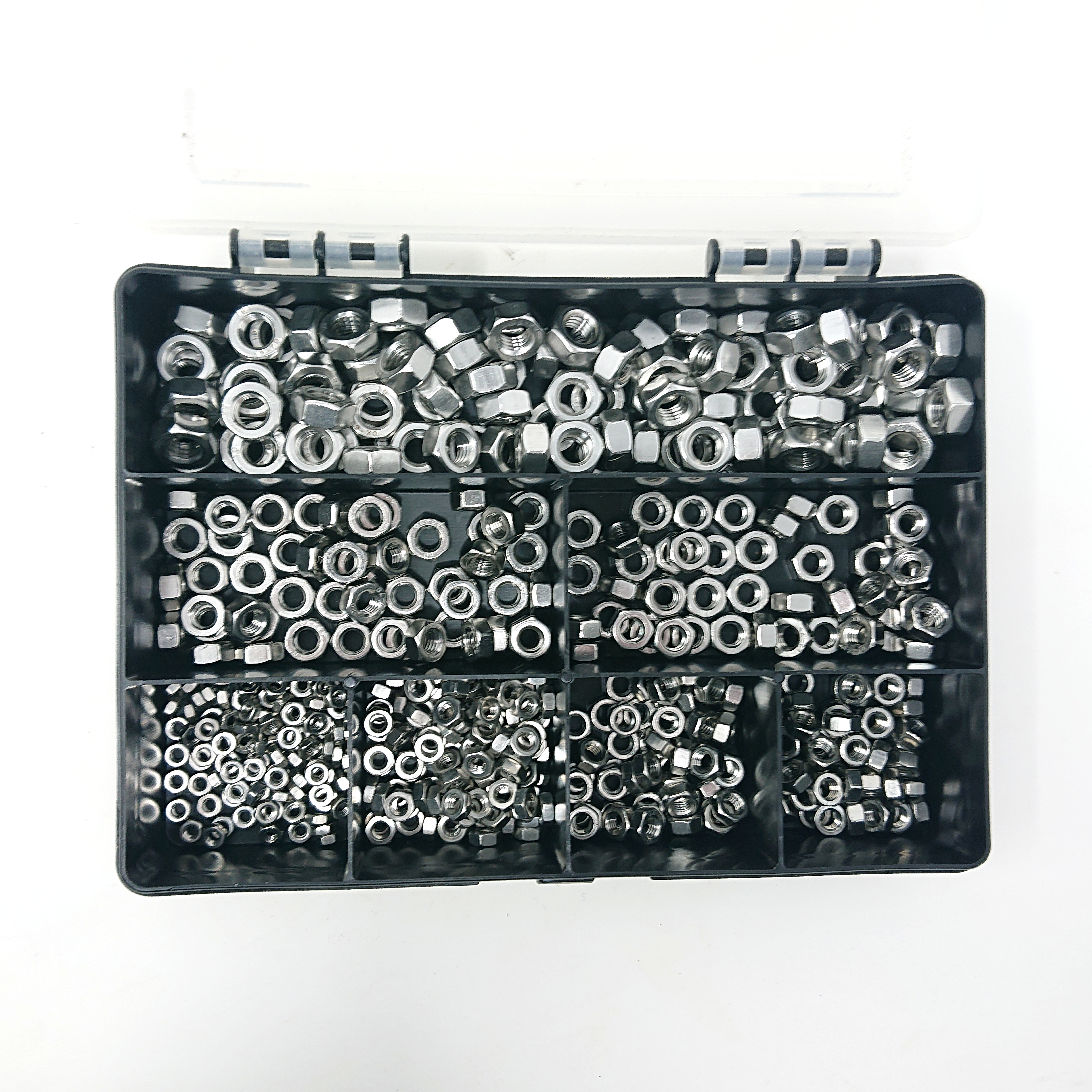 500 Piece Hex Nut Kit | DIN 934 | M3,M4,M5,M6 & M8 | A2 Stainless Steel - Image 4