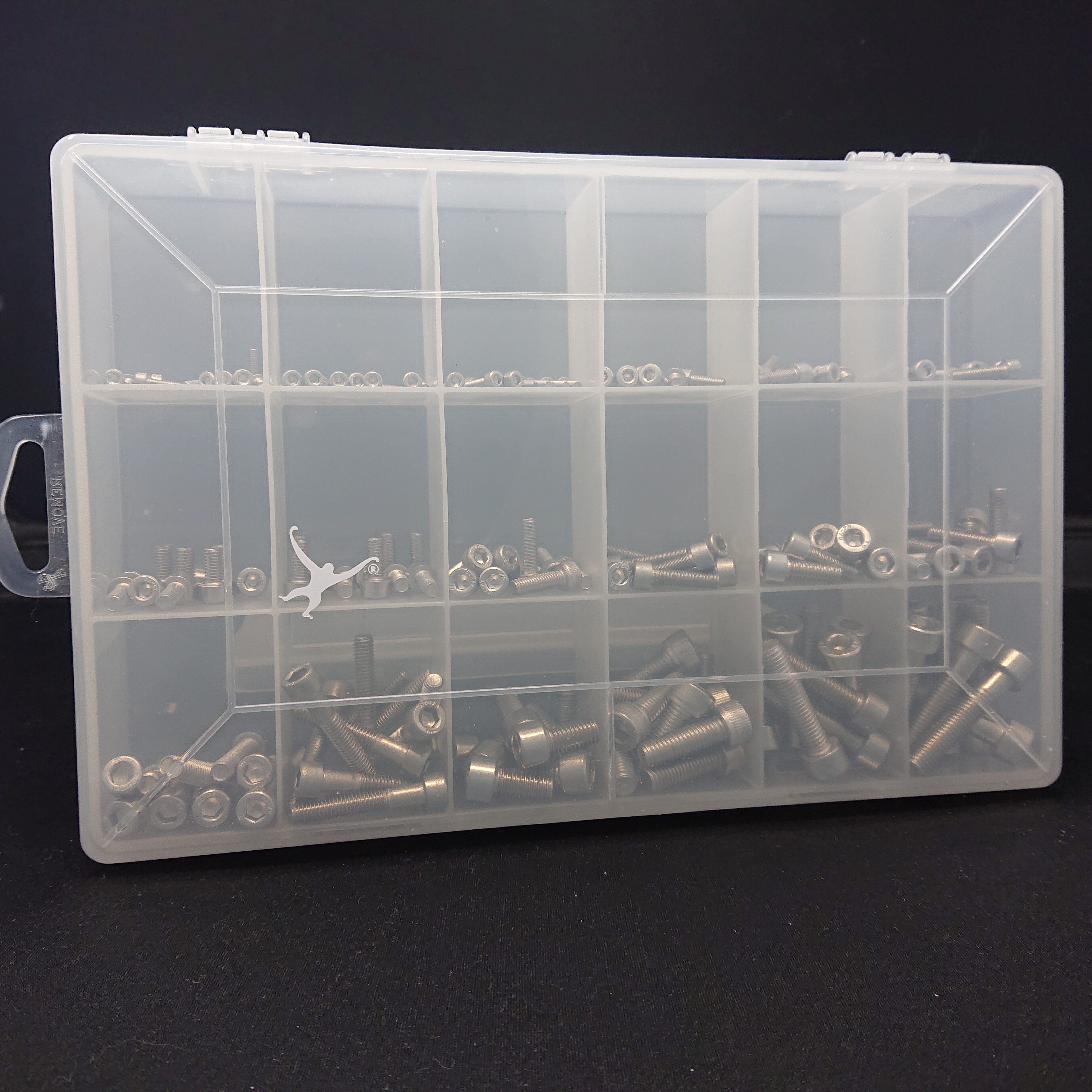 Cap-Head Socket Machine Screw Kit | M3,M4,M5,M6 & M8 | A2-70 Stainless Steel | 180 Pieces - Image 2